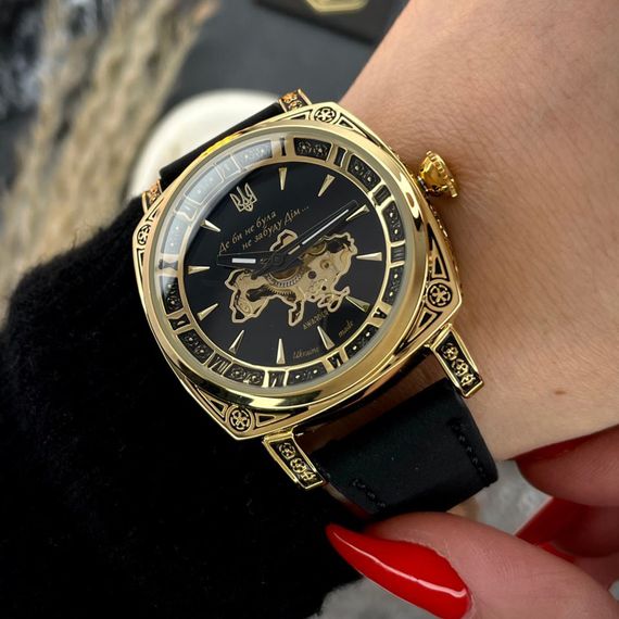 Жіночий годинник Awarder 021 Де би не була Gold-Black-Black | Зображення 5