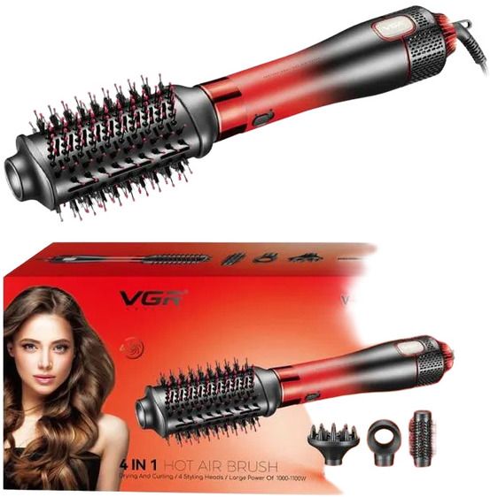 Фен-щітка VGR V-484 RED 4в1 (45585-V484_849) | Зображення 3