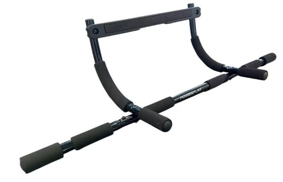 Турнік дверний багатофункціональний PowerPlay 4129 Pull Up Pro Black (PP_4129)