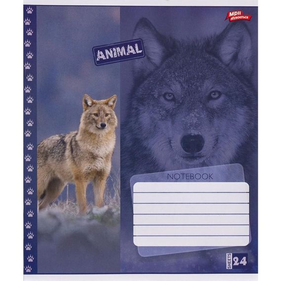 Тетрадь ученическая А5/24 лин. Animal 3519N Мрії збуваються Вид 3