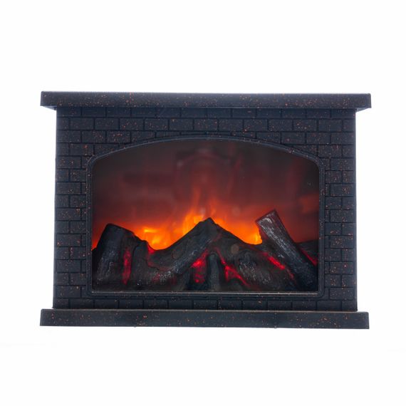 Камін-світильник декоративний LED-підсвічування USB 12×20×27.5 (см) CR-3-4 | Зображення 1