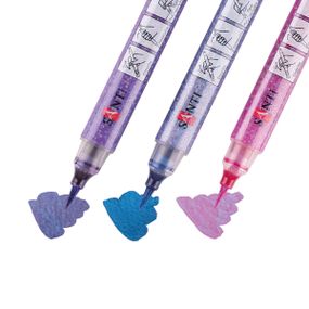 Набор маркеров акварельных Santi Glitter Brush 390770 3 шт фиолетовый