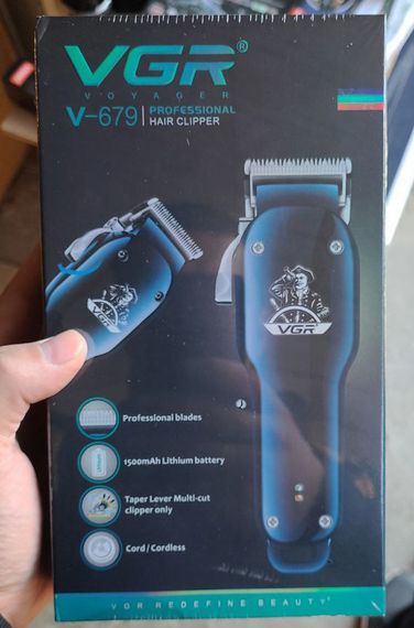 Професійна акумуляторна бездротова машинка VGR V-679 для стрижки волосся триммер | Зображення 5