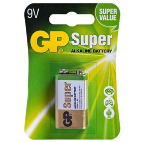 Батарейка GP SUPER ALKALINE 9V 1604A-5UE1, 6LF22