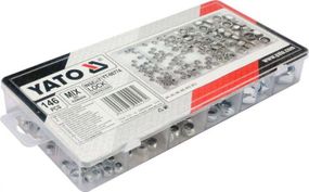 Набор гайки самозажимные М4-М10 146 штук YATO YT-06774