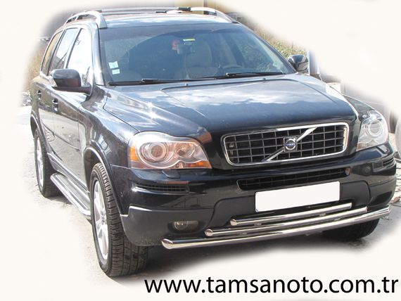 Передній захист ST014-2 (нерж) для Volvo XC90 2002-2016 рр | Зображення 1