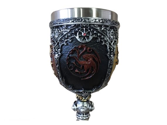 Келих для Вина Гуртка Чашка Череп Гра Престолів Game Of Thrones Winter is Coming Кубок Готика Подарунок | Зображення 5