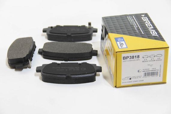 Колодки задні гальмівні Jeep Compass 16- (TRW), Bremsi (BP3818)