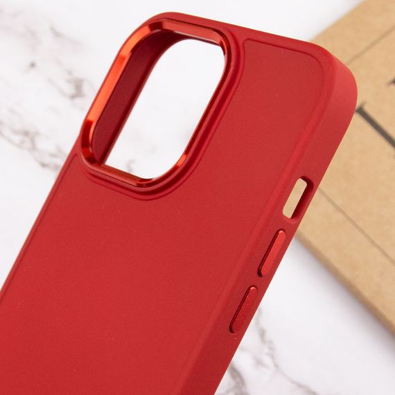 TPU чехол Bonbon Metal Style для Apple iPhone 14 Pro Max (6.7") Красный / Red | Зображення 4