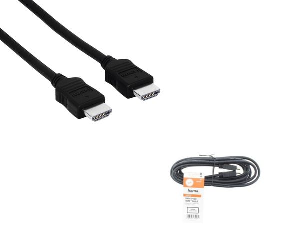 Кабель Hama HDMI - HDMI 3 m Black (00205001) | Зображення 1