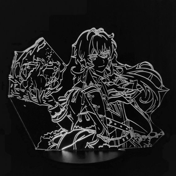 Акриловий світильник-нічник Дилюк 2 білий tty-n001301