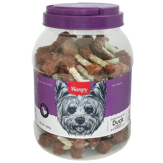 Wanpy Duck Jerky Dumbbells ласощі для собак з качкою, 1.2 кг