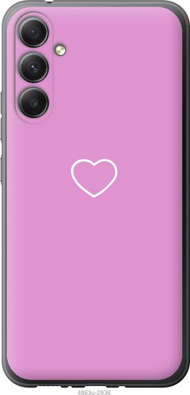 Чехол на Samsung Galaxy A34 A346E Сердце 2 "4863u-2936-17620"