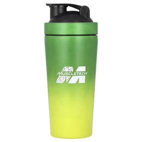 Пляшка-шейкер MuscleTech Shaker Bottle Stainless Steel (Green-Yellow)739 ml