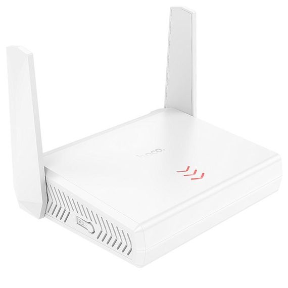 Маршрутизатор (роутер) Hoco HI36 WiFi4 600Mbs White | Зображення 3