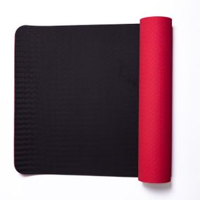 Килимок для йоги нековзкий 173×58 см Червоний HP-42-10R