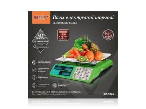Ваги електронні торгові 55кг 4В металеві кнопки BITEK BT-982S