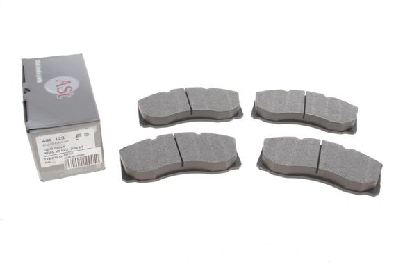 Колодки гальмівні передні Iveco Daily IV V VI 06- AST122