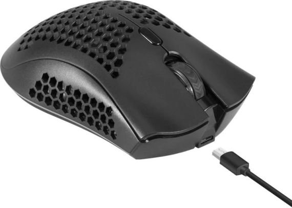 Бездротова Ігрова RGB Миша K-Snake BM600 2.4G з підсвічуванням Чорна | Зображення 2