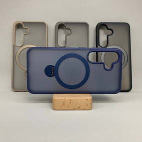 Чохол Wlons Hybrid Magnetic MagSafe матовий протиударний PC+TPU для Samsung Galaxy S25 Синій