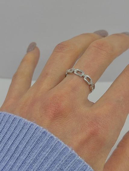 Серебряное кольцо с фианитами Artsriblo артА84к