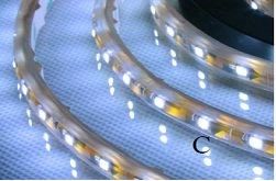 Червона (RED) стрічка ударостійка 6,0W SMD3528 (60 LED/м); Outdoor IP68 Premium