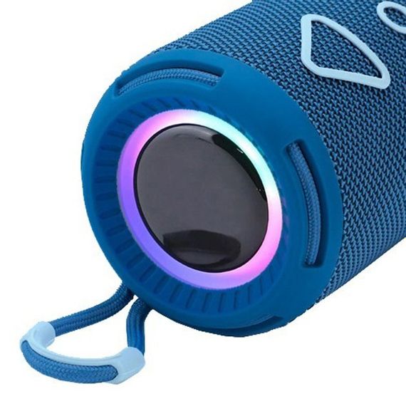 Bluetooth колонка портативна TG656 FM-радіо, потужна переносна акустична колонка. Колір: синій | Зображення 6