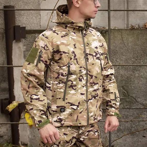 Куртка на флісі Soft Shell мультикам Dewspo | Зображення 6