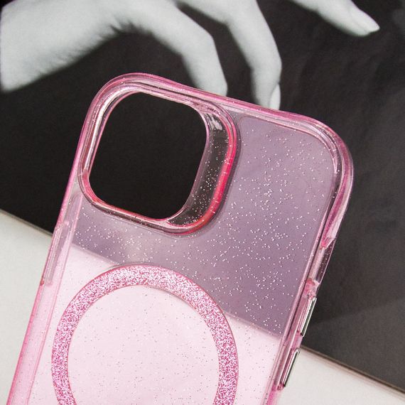 Чехол TPU Radiance with MagSafe для Apple iPhone 14 (6.1") Pink | Зображення 2