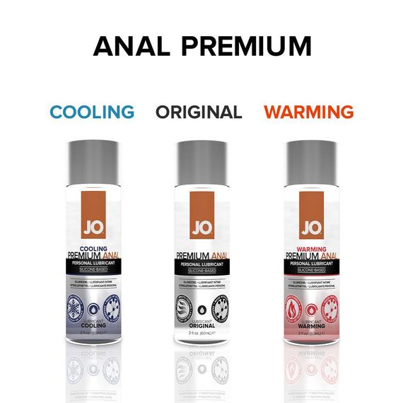 Анальна змазка System JO ANAL PREMIUM — ORIGINAL (60 мл) на силіконовій основі водостійка | Зображення 3