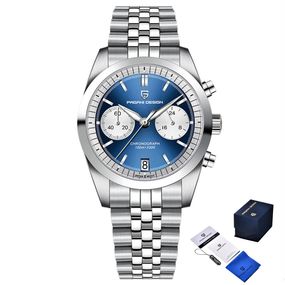 Годинник P2agani Design PD-1775 Silver-Blue