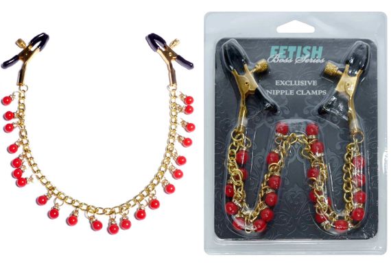 Затискачі для сосків Fetish Boss Series - №15 Exclusive Nipple Clamps, BS6100045 sexstyle