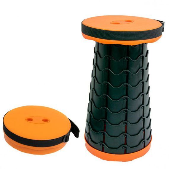 Раскладной стул, складной табурет Retractable Stool. IG-984 Цвет: оранжевый | Зображення 1