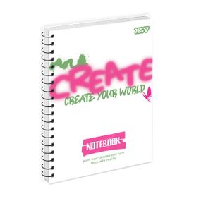 Зошит для записів А5 YES Create 152307 80 аркушів
