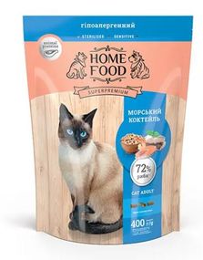 Home Food Гипоалергенний сухий корм для котів 400 г