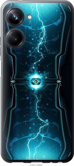 Чехол на Realme 10 Pro Молнии в цилиндре "120u-2945-17620"