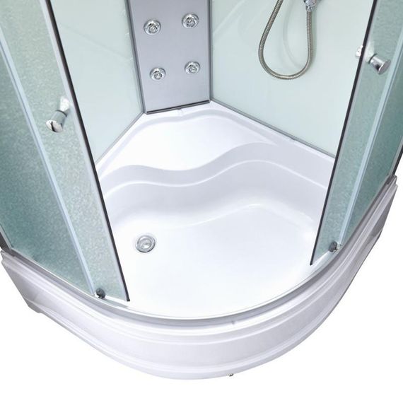Гідромасажний бокс Lidz Tani SBM90x90.SAT.HIGH.FR, скло Frost 4 мм | Зображення 3