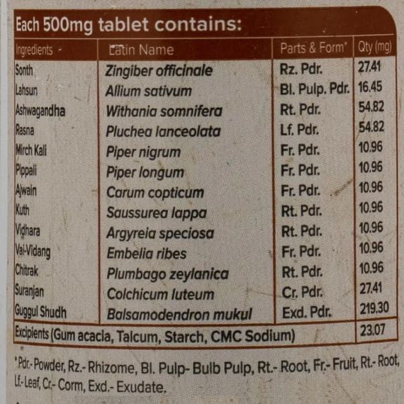 Протизапальний засіб Maharishi Ayurveda Pirant 60 Tabs | Зображення 1