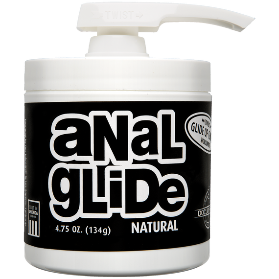 Анальна змазка на олійній основі Doc Johnson Anal Glide Natural (127 г) тривале ковзання Sex Aura