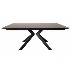 Стол раскладной Concepto SWANK LOFTY BLACK керамика 180-260
