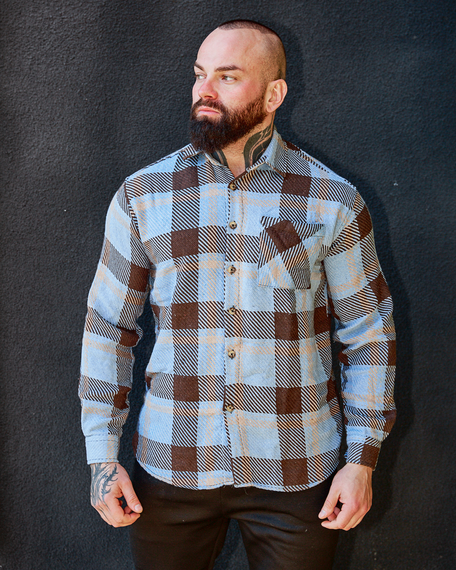 Тепла сорочка Ріо блакитний S | Зображення 1