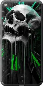 Чехол на HTC One X9 Череп-часы "4100u-783-17620"
