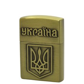 Газовая Зажигалка С Откидной Крышкой Золотистая Украина