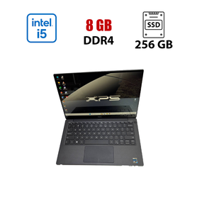 Ультрабук Dell XPS 13 9305 / 13.3" (1920x1080) IPS Touch / Intel Core i5-1135G7 (4 (8) ядра по 2.4 - 4.2 GHz) / 8 GB DDR4 / 256 GB SSD / Intel Iris Xe Graphics / WebCam б/в