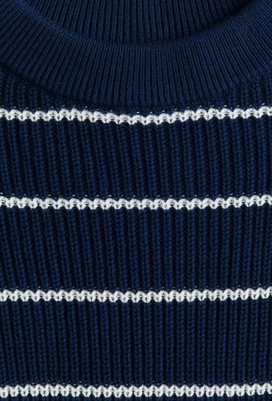 Підлітковий в'язаний светр для дівчинки H&M 134-140 см Синій (25062611A) | Зображення 1