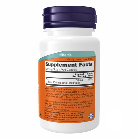 Zinc Picolinate 50 mg - 60 vcaps | Зображення 1