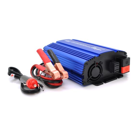 Инвертор напряжения Tommatech MS-600.12V/220V, 1Shuko, USB, клеммные провода | Зображення 1