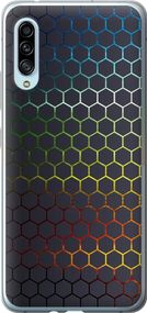 Чехол на Samsung Galaxy A90 5G Переливающиеся соты "498u-1800-17620"