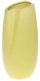 Декоративна ваза Elegy фарфор d=12х24см yellow