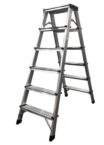Стрем'янка двостороння GTM KMH1206 алюмінієва, 6 сходинок 1180 мм (KMH1206) (39699)